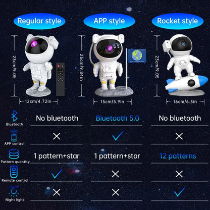 Astronaut Star Projector Night Light